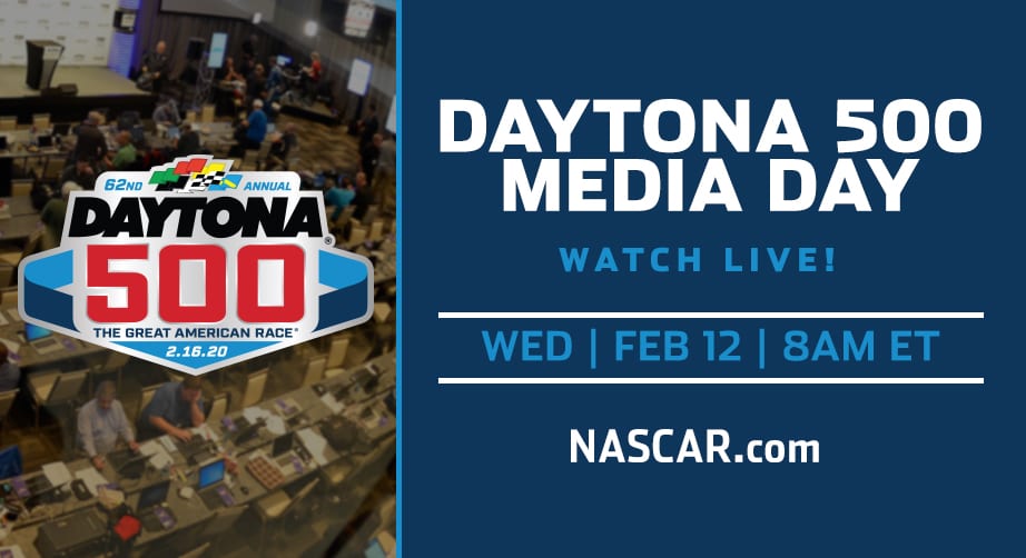 NASCAR WIRE: DAYTONA 500 Media Day Notebook