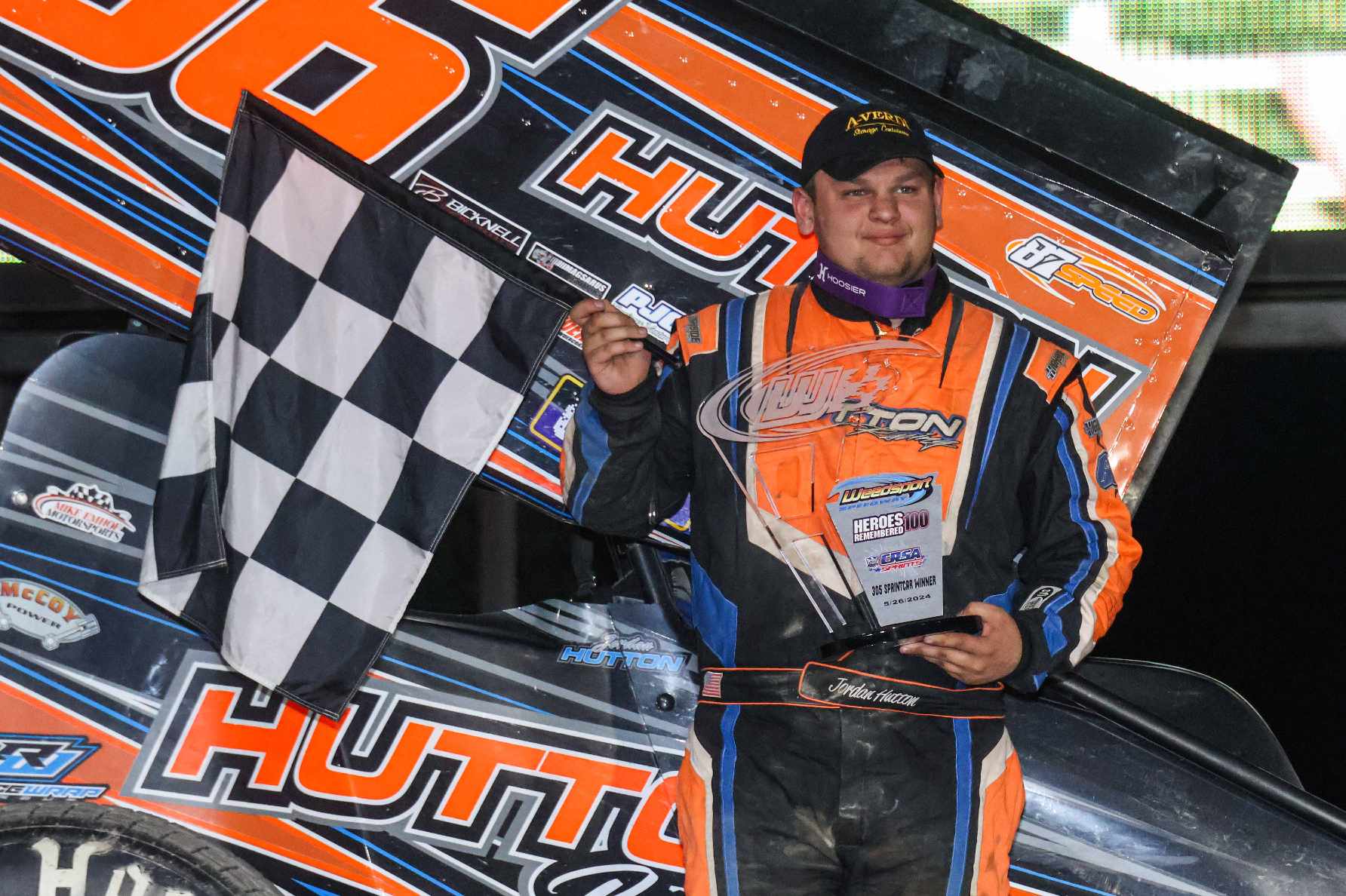 HUTTON DRIVES THROUGH TO TAKE SECOND WIN OF SEASON AT WEEDSPORT