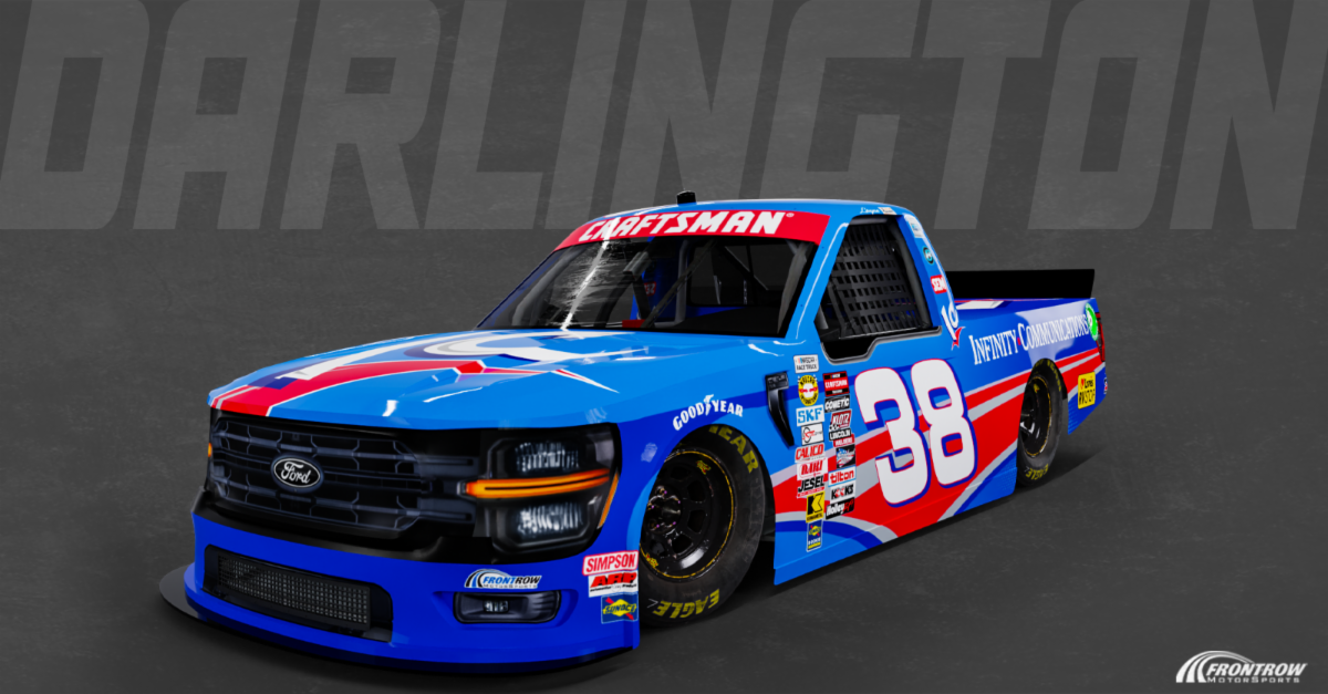 Layne Riggs and the No. 38 Infinity Communications Group Ford F-150 Darlington (S.C.) Raceway Competition Notes