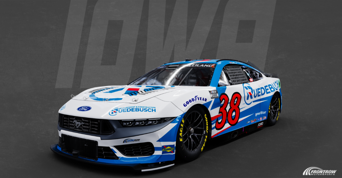 Todd Gilliland and the No. 38 Ruedebusch Development & Construction Ford Mustang Dark HorseIowa Speedway Competition Notes