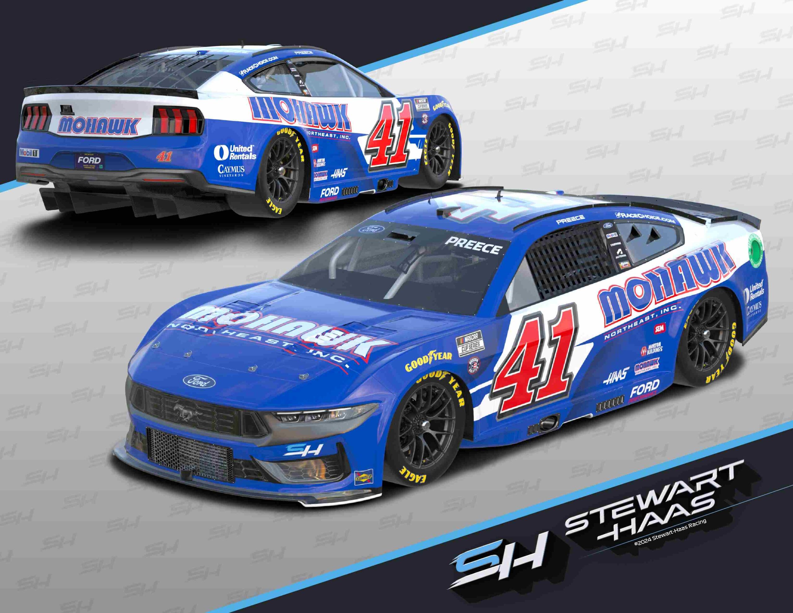 RYAN PREECE – New Hampshire Advance No. 41 Mohawk Northeast Ford Mustang Dark Horse