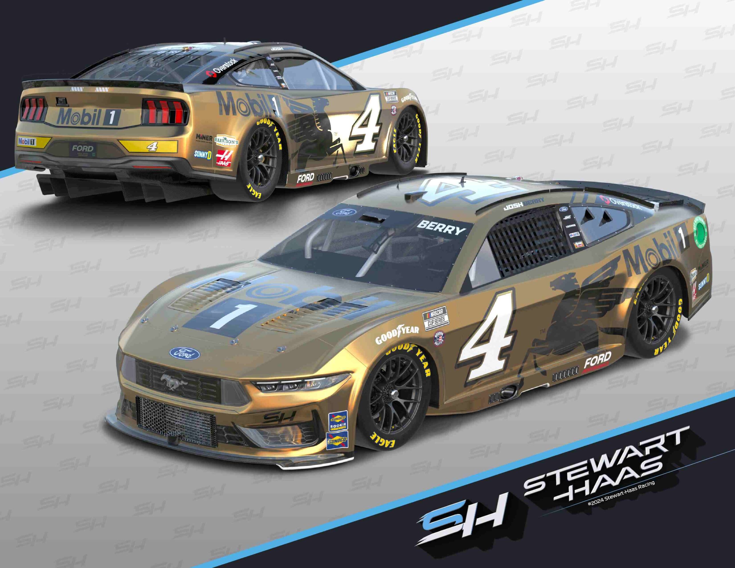 JOSH BERRYSonoma AdvanceMobil 1 50th Anniversary Ford Mustang Dark Horse