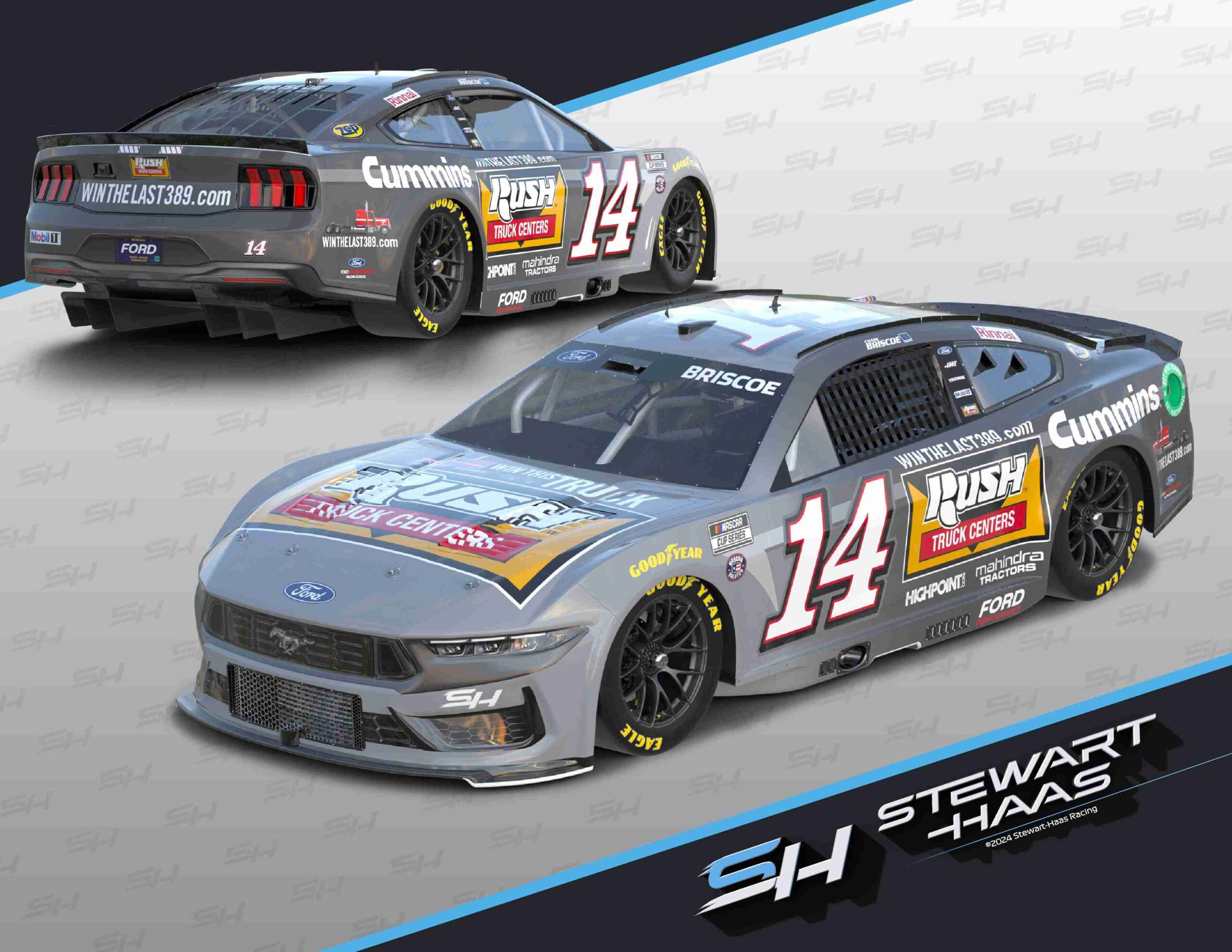 CHASE BRISCOE Nashville AdvanceNo. 14 Rush Truck Centers/Cummins Ford Mustang Dark Horse